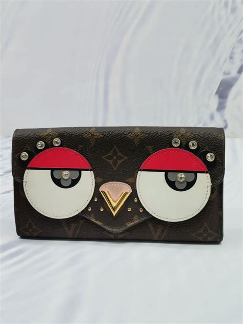 louis vuitton wallet owl design